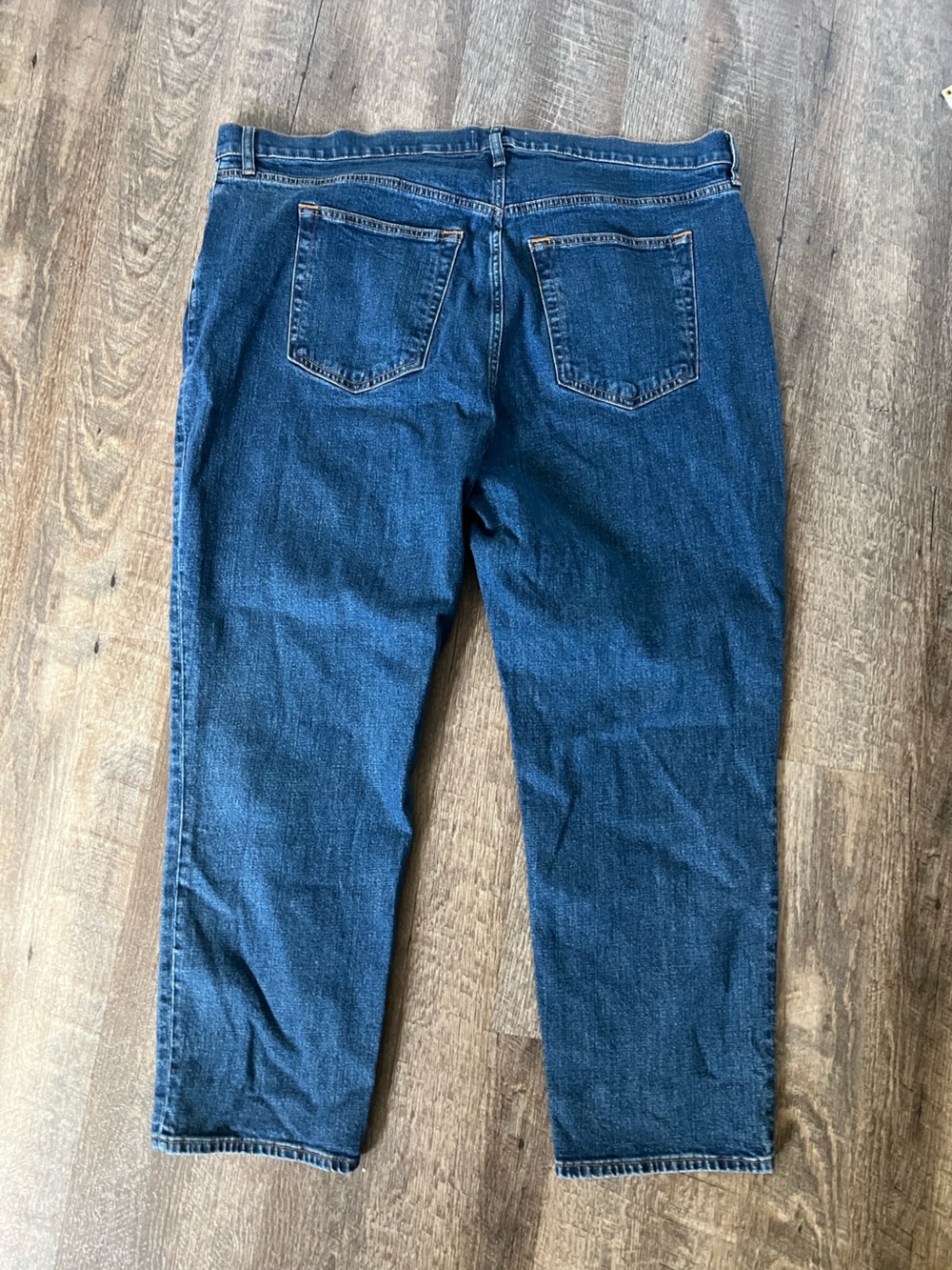 Abercrombie & Fitch Curve Love Ankle Straight Ultra High Rise Jeans Blue 36 22R - Picture 3 of 7